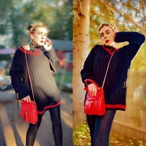 Vintage Never Sleep by Rogues Gallery  Dark Academia Varsity Sweater Mini Dress